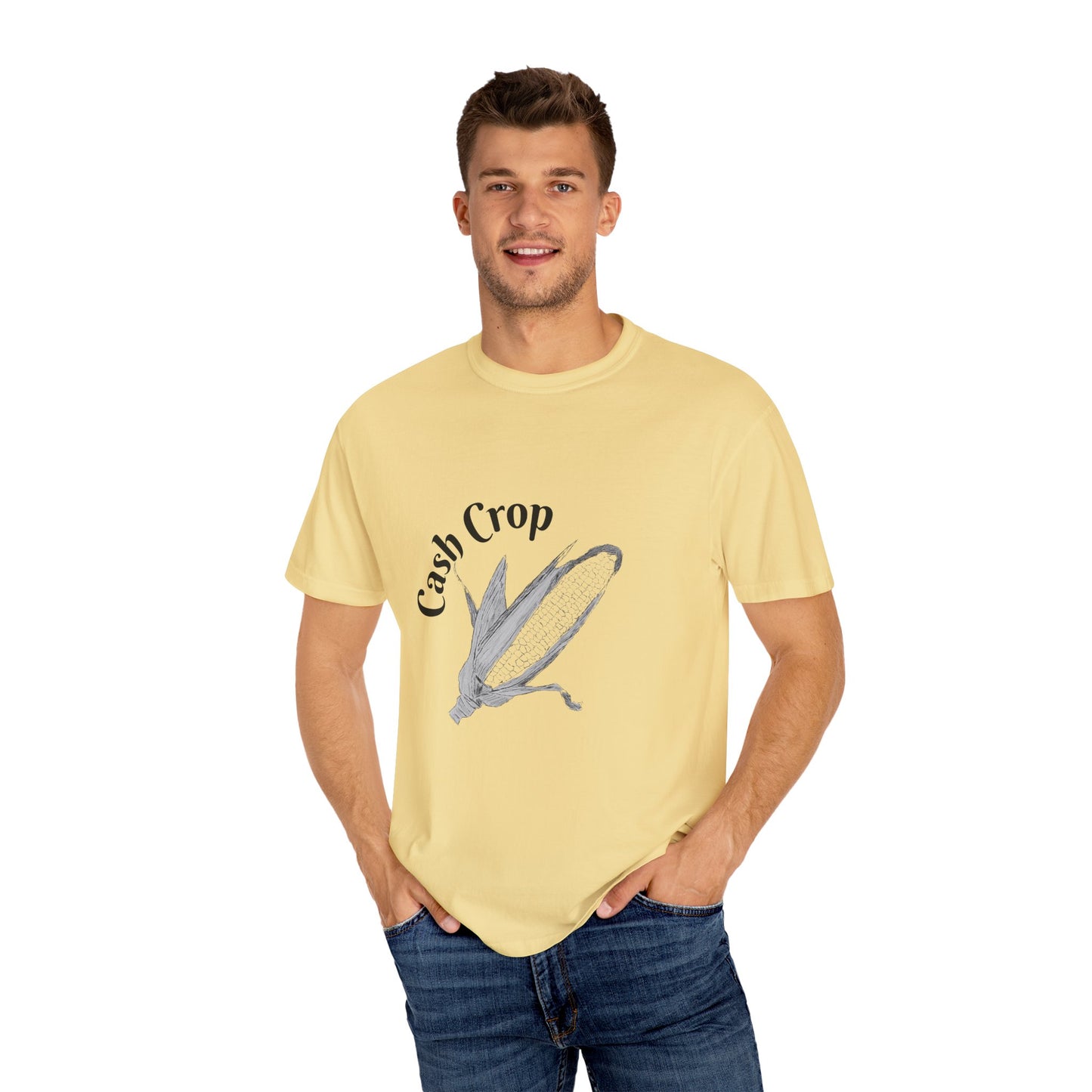 Country Farm Unisex Garment-Dyed T-shirt - Rural Crop and Ranch Design
