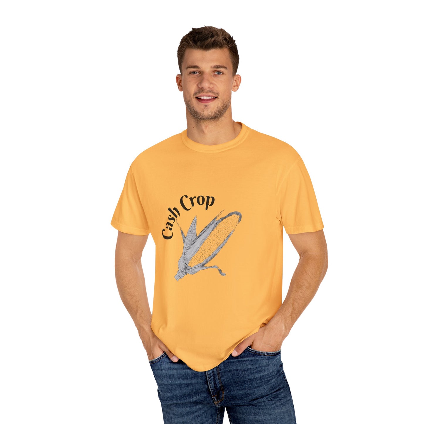 Country Farm Unisex Garment-Dyed T-shirt - Rural Crop and Ranch Design