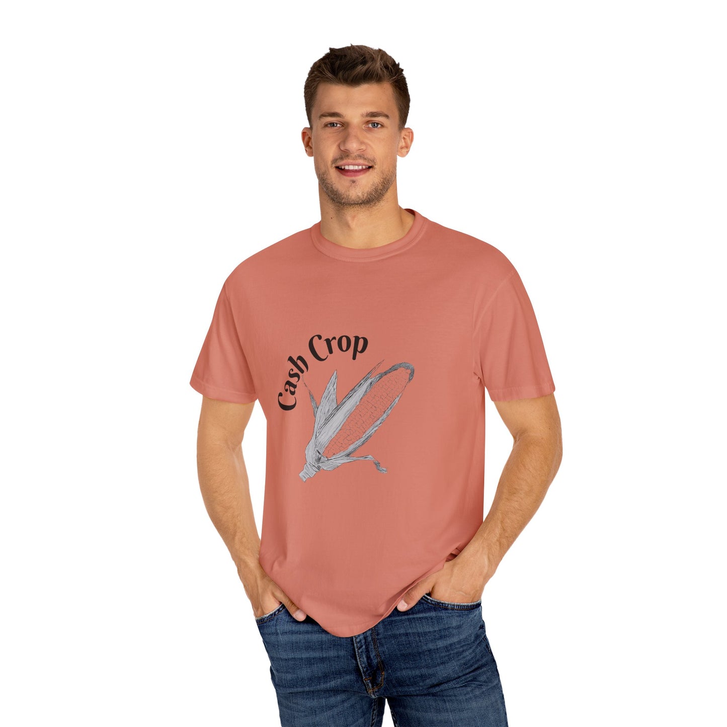Country Farm Unisex Garment-Dyed T-shirt - Rural Crop and Ranch Design