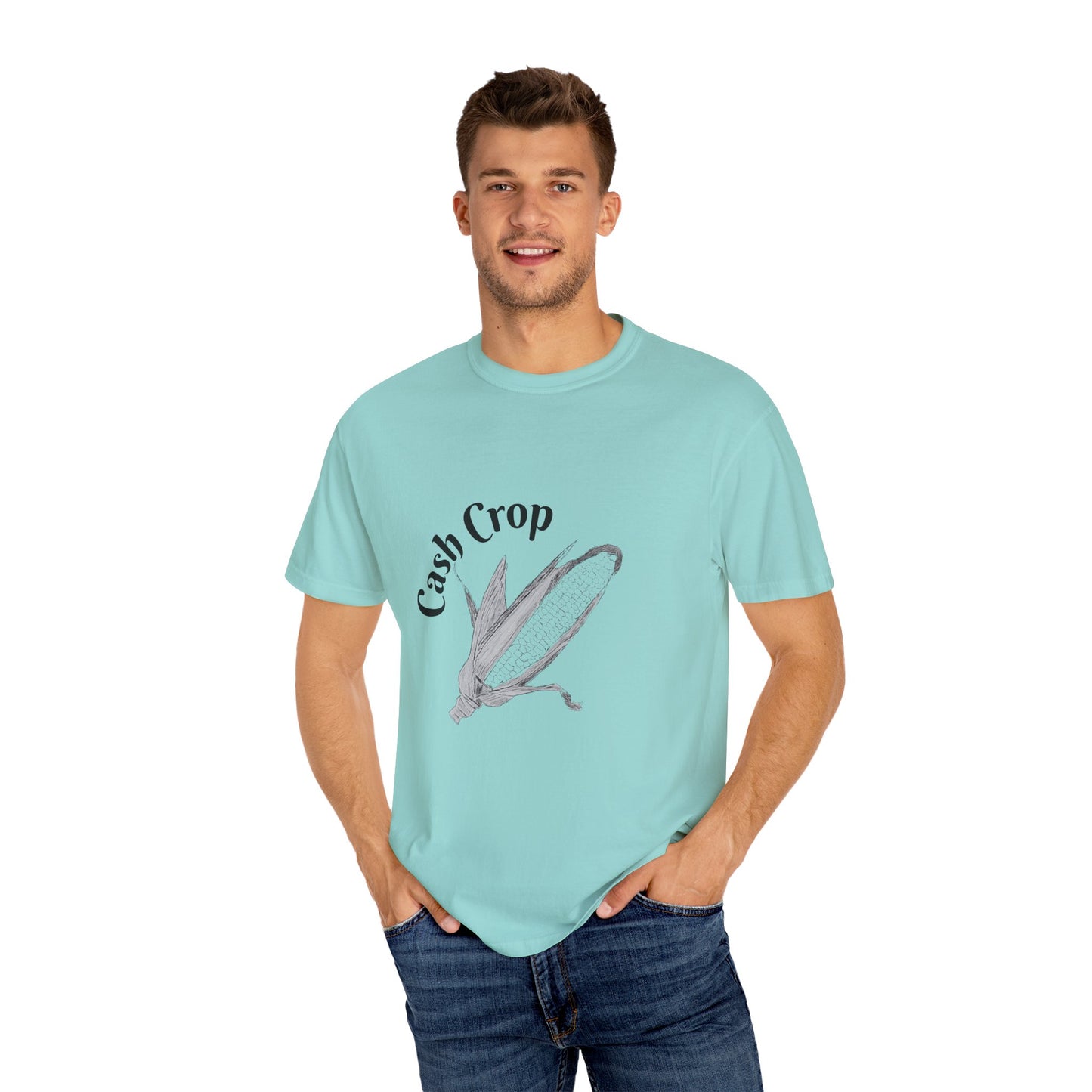 Country Farm Unisex Garment-Dyed T-shirt - Rural Crop and Ranch Design