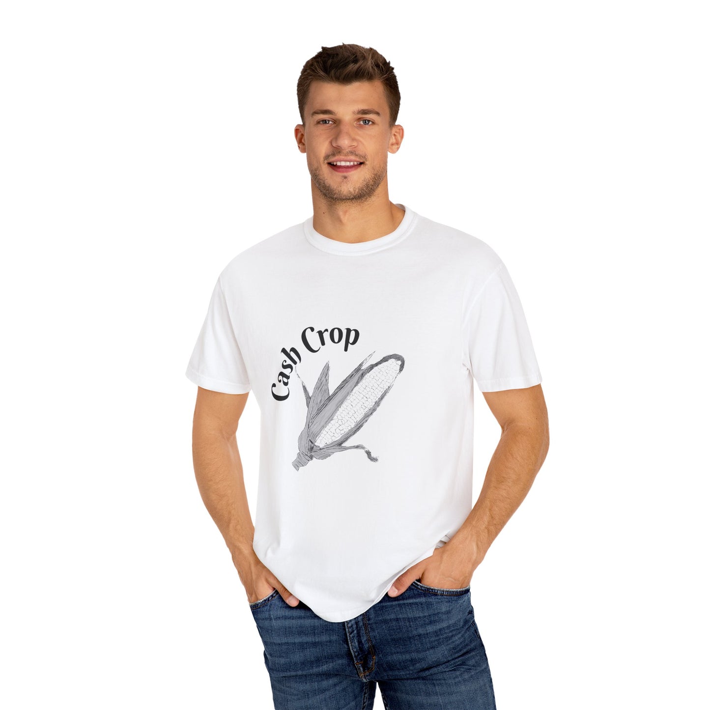 Country Farm Unisex Garment-Dyed T-shirt - Rural Crop and Ranch Design