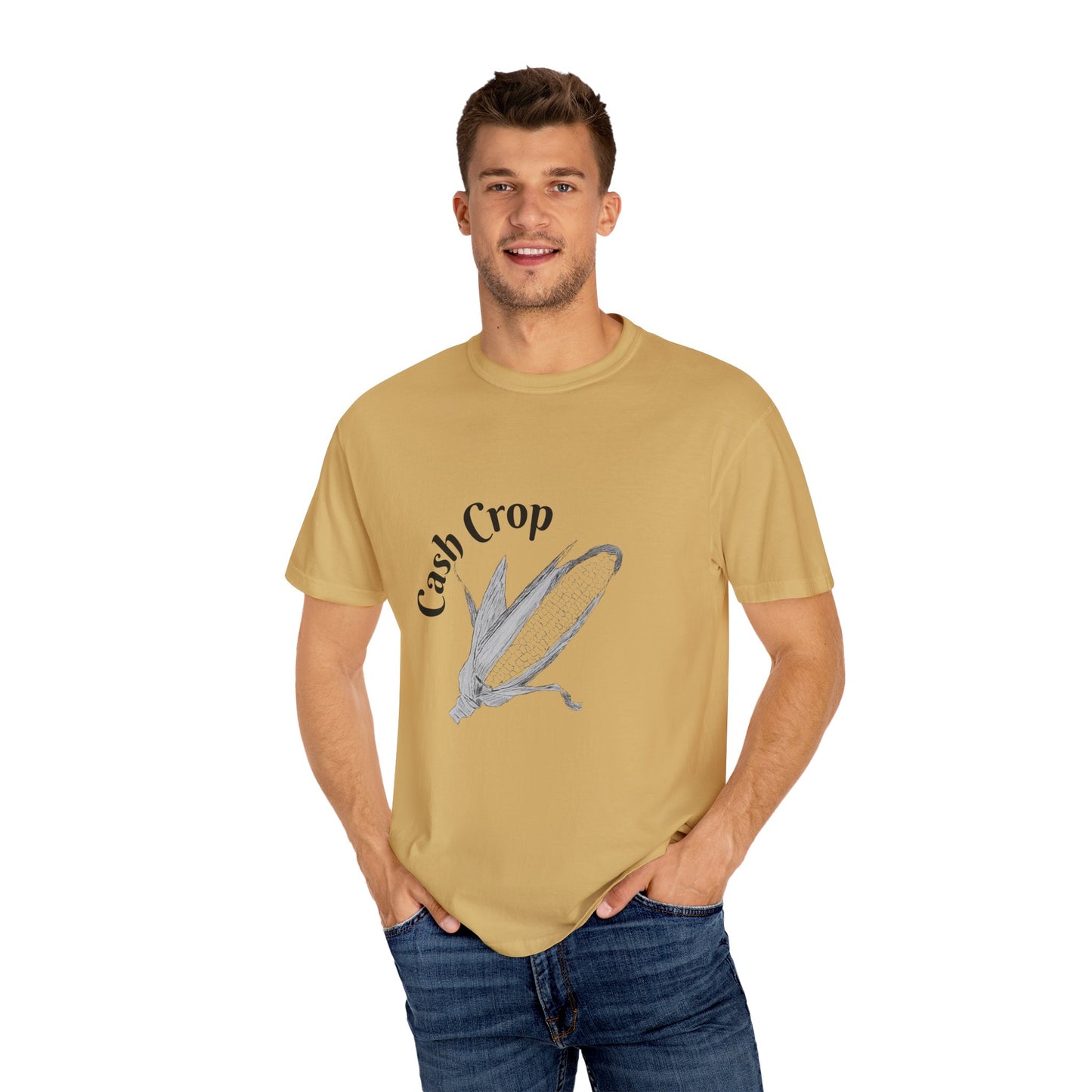 Country Farm Unisex Garment-Dyed T-shirt - Rural Crop and Ranch Design