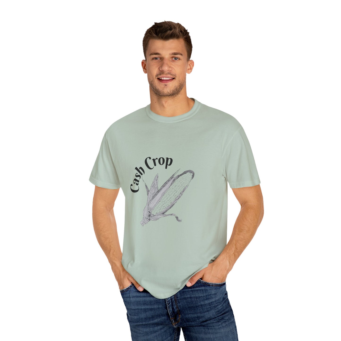 Country Farm Unisex Garment-Dyed T-shirt - Rural Crop and Ranch Design