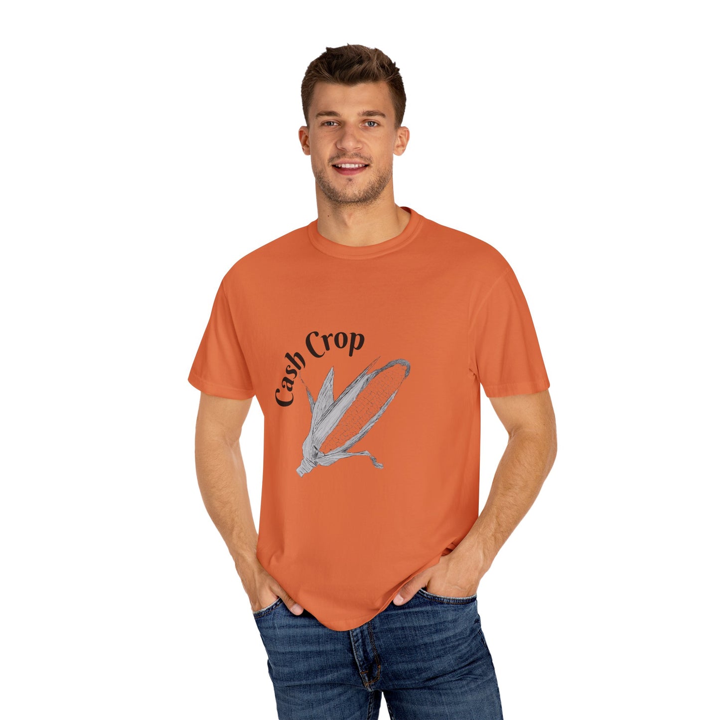 Country Farm Unisex Garment-Dyed T-shirt - Rural Crop and Ranch Design
