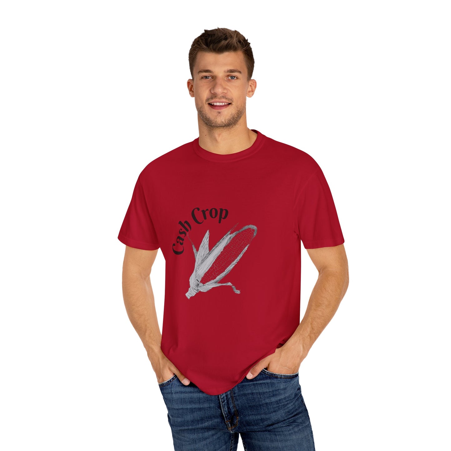 Country Farm Unisex Garment-Dyed T-shirt - Rural Crop and Ranch Design