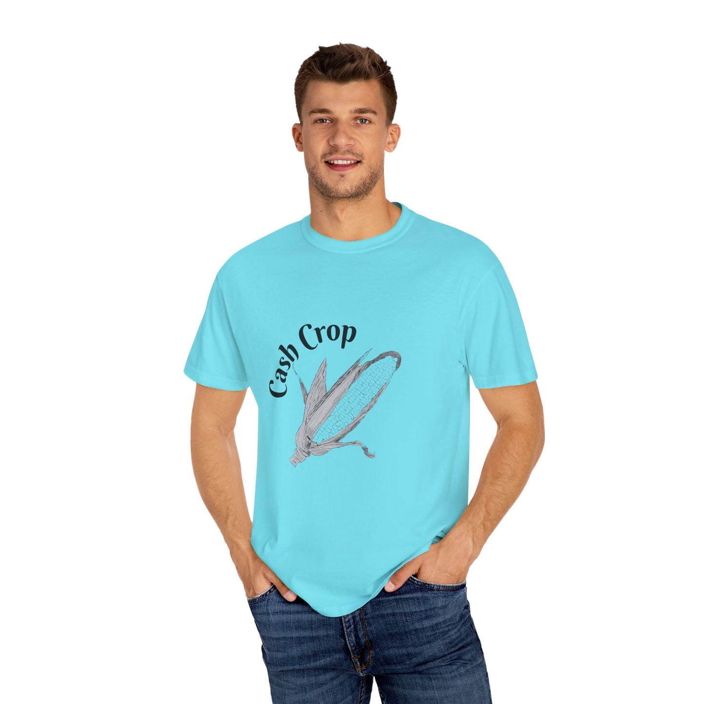 Country Farm Unisex Garment-Dyed T-shirt - Rural Crop and Ranch Design
