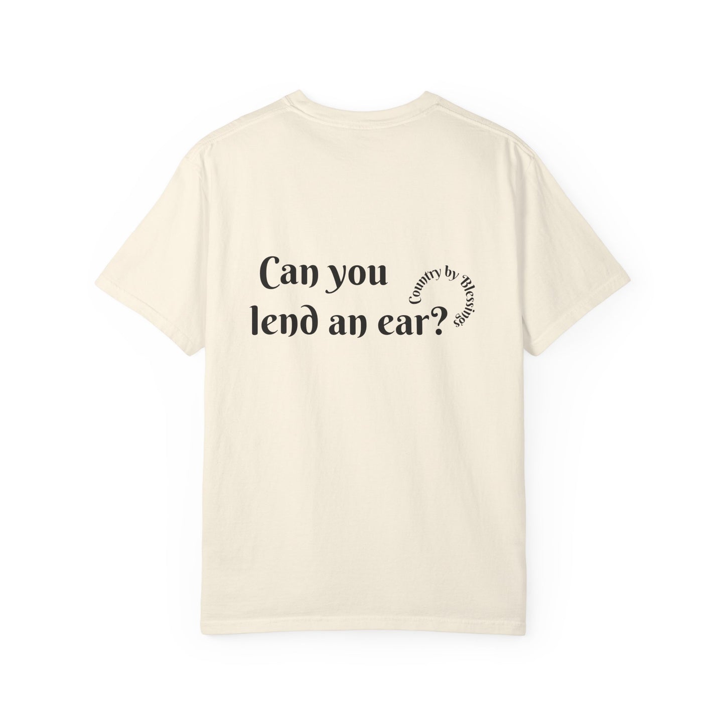 Country Farm Unisex Garment-Dyed T-shirt - Rural Crop and Ranch Design