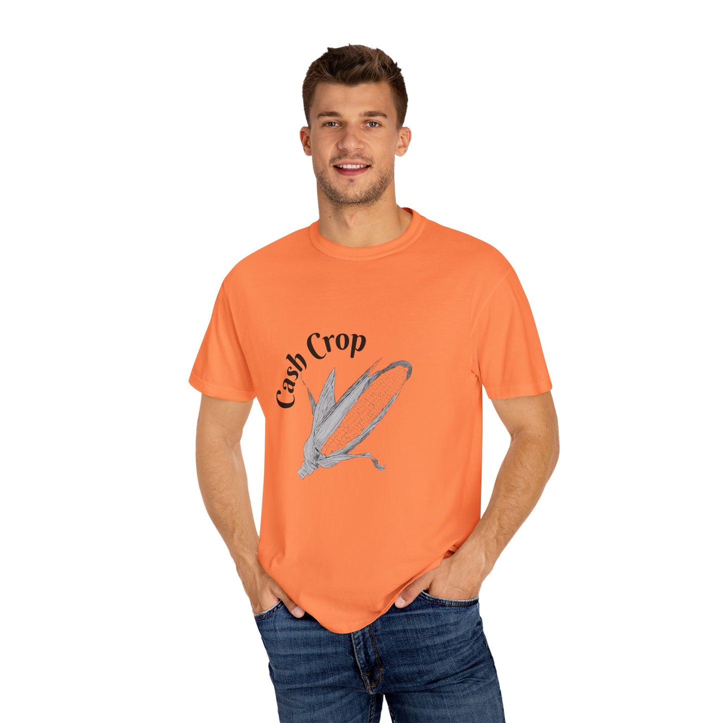 Country Farm Unisex Garment-Dyed T-shirt - Rural Crop and Ranch Design