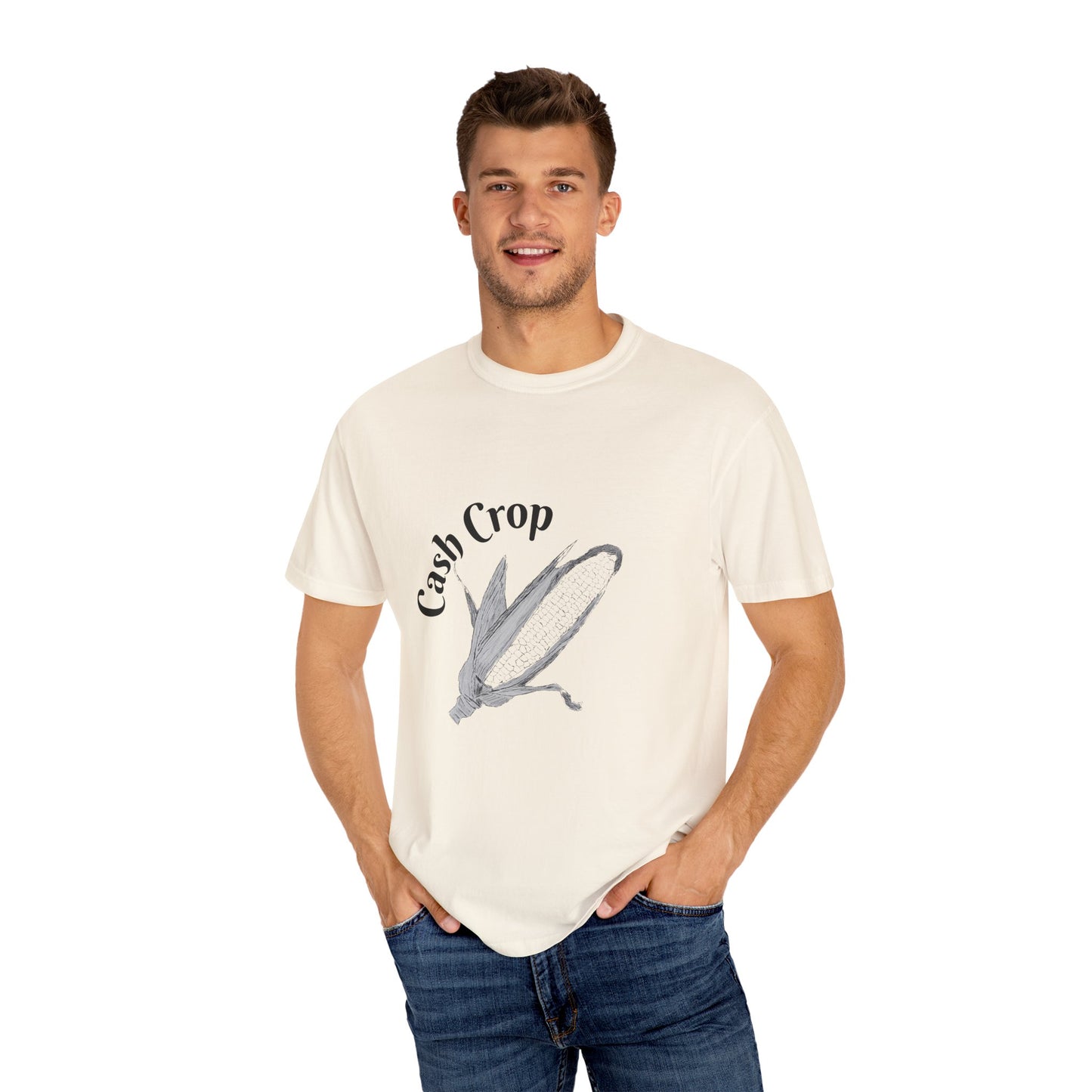 Country Farm Unisex Garment-Dyed T-shirt - Rural Crop and Ranch Design